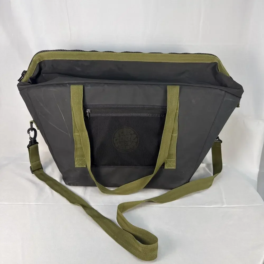 Rip Curl Black and Olive Green Surf Series Duffle Tote